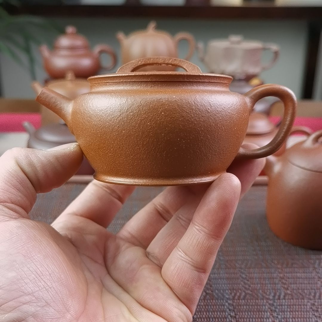紫砂茶壶金降破汉瓦150CC