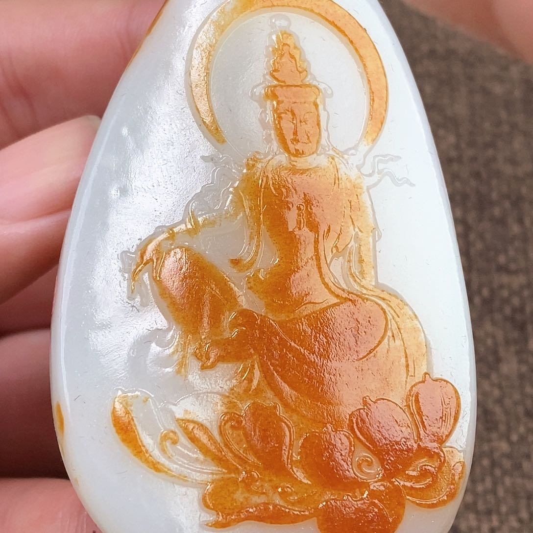 和田玉挂件未镶嵌