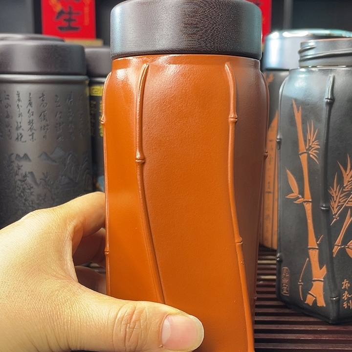 瑞***财紫砂茶杯宜兴紫砂茶具