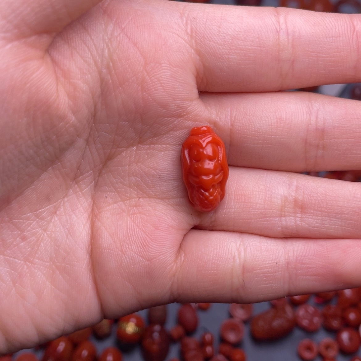 【闪购商品】南红玛瑙未镶嵌美人鱼9.6