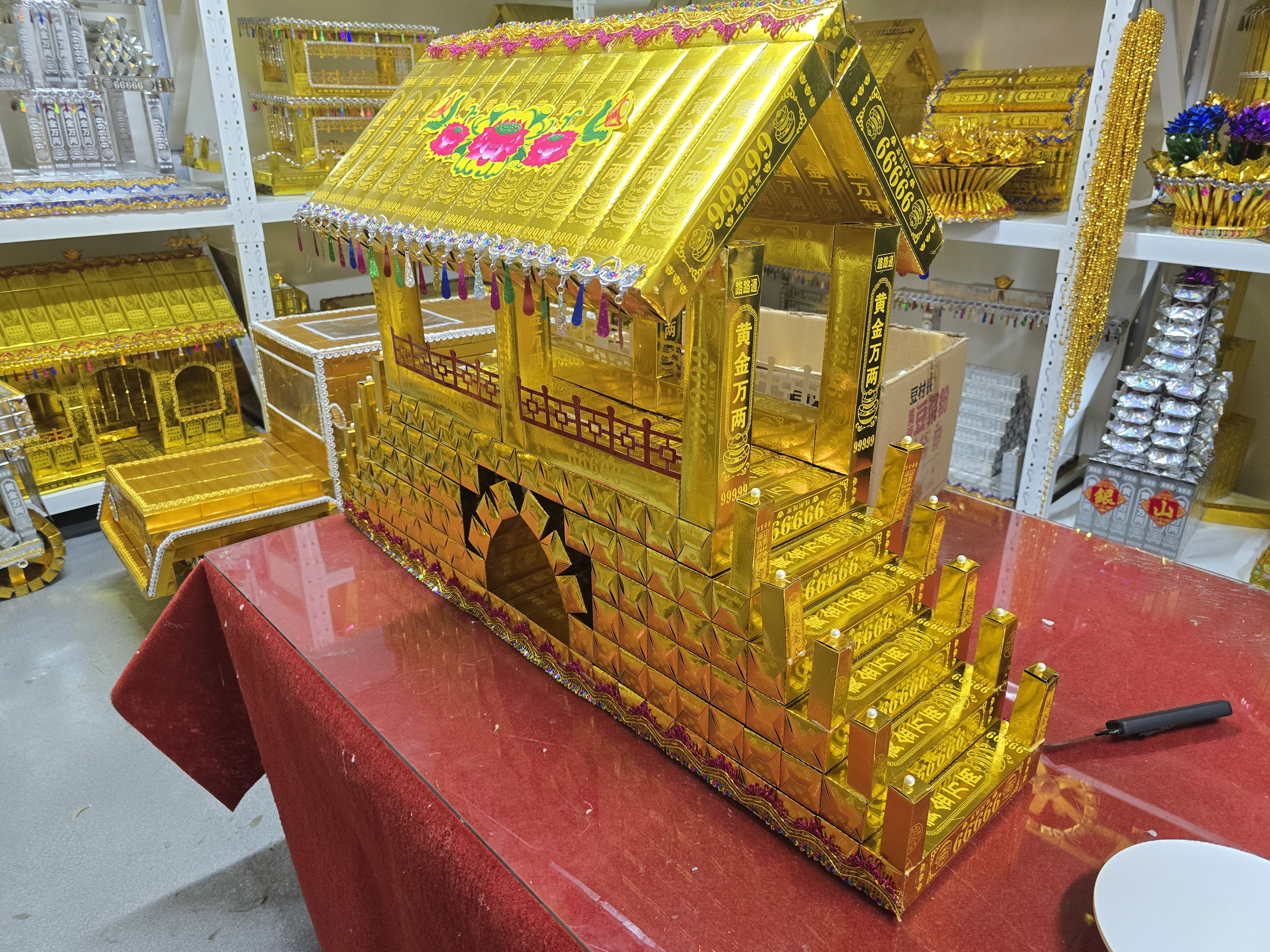 大渡桥 金桥材料包带教程 纯手工折纸
