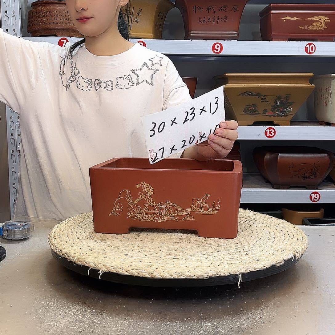 紫砂花盆紫砂花盆