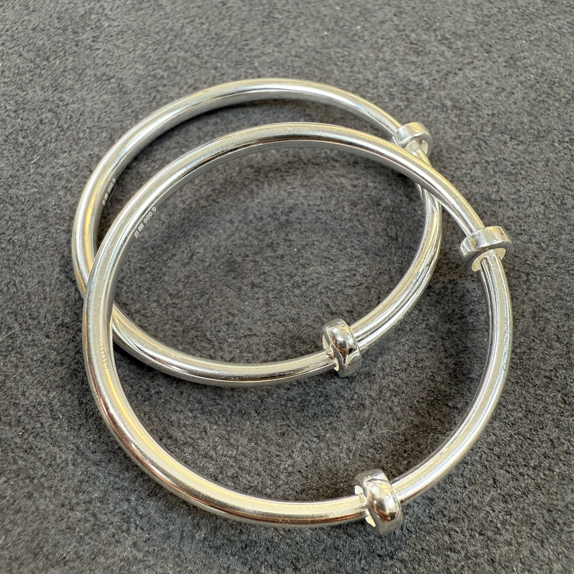 足银手镯 宝宝手镯