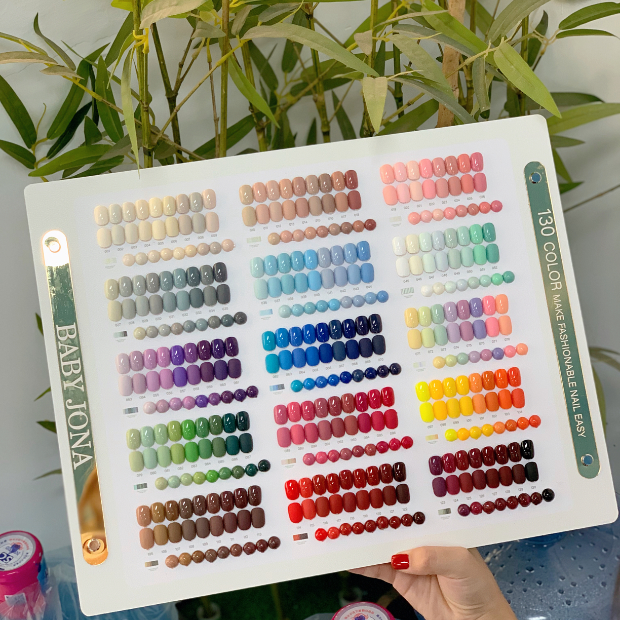 2025年宝贝乔娜130色纯实色大套 实色开店必备透色实色色系齐