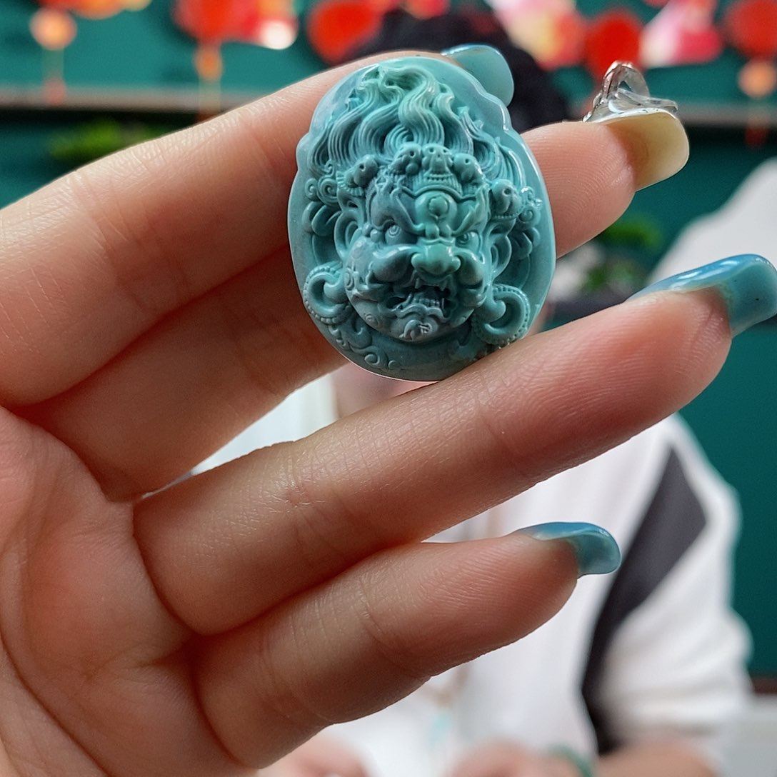 绿松石珠宝奇石未镶嵌