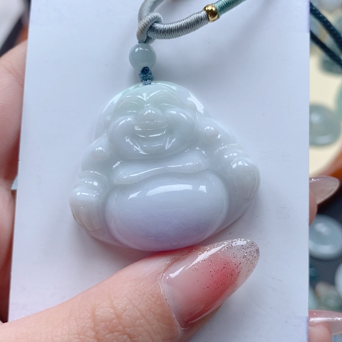 翡翠颈饰未镶嵌爱****炅天然翡翠