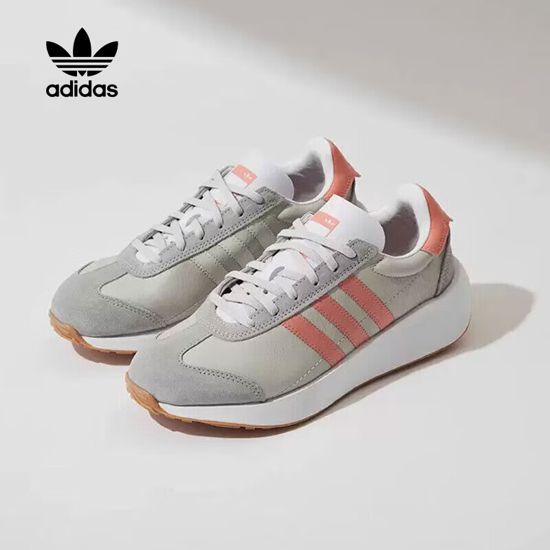 阿迪达斯adidas三叶草女鞋跑步鞋COUNTRY XLG厚底运动鞋 IG8284