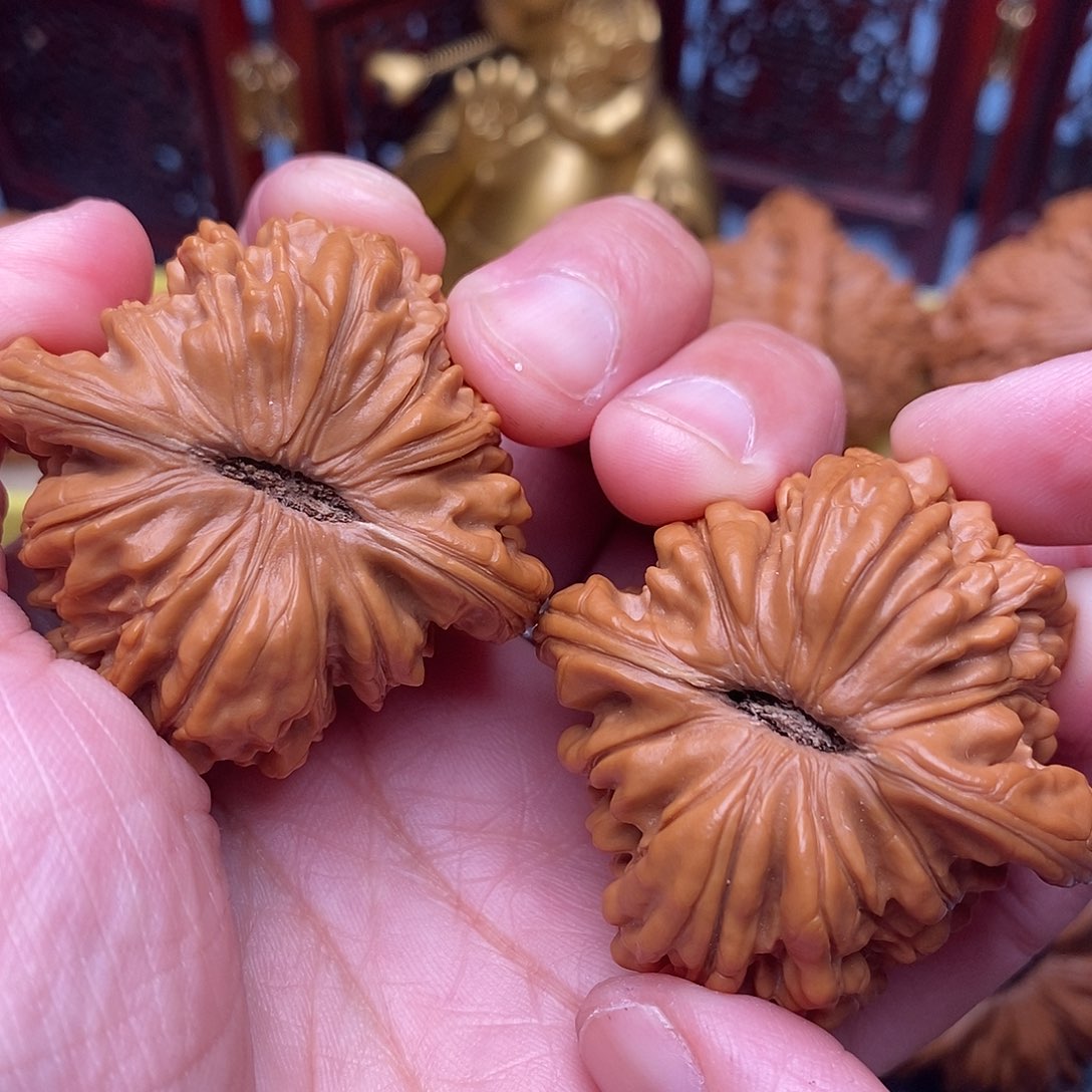 文玩核桃把件毕业全品四座楼43尺