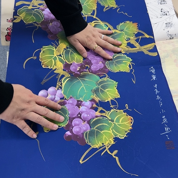 国画绘画手绘作品