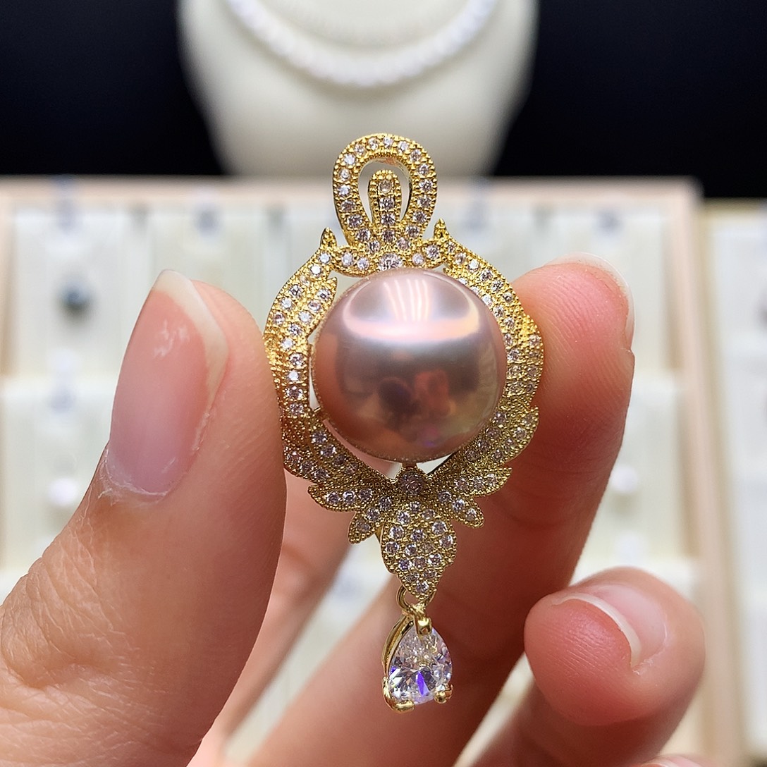 颈饰淡水珍珠合金