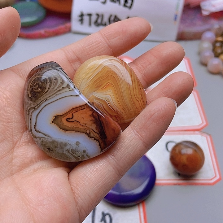 【闪购商品】玛瑙/玉髓珠宝半成品未镶嵌曹**褔