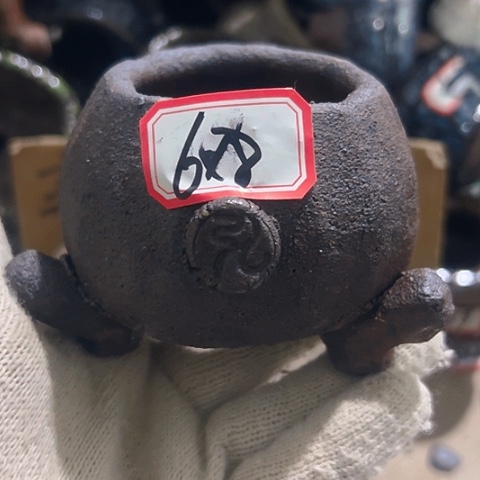 红陶粗陶花盆手工