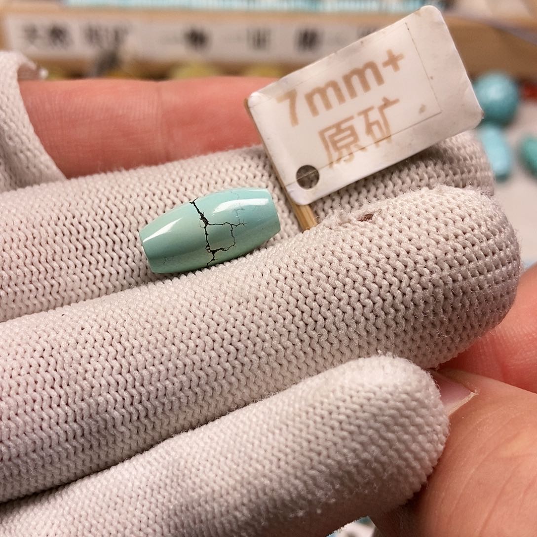 未镶嵌绿松石珠宝半成品