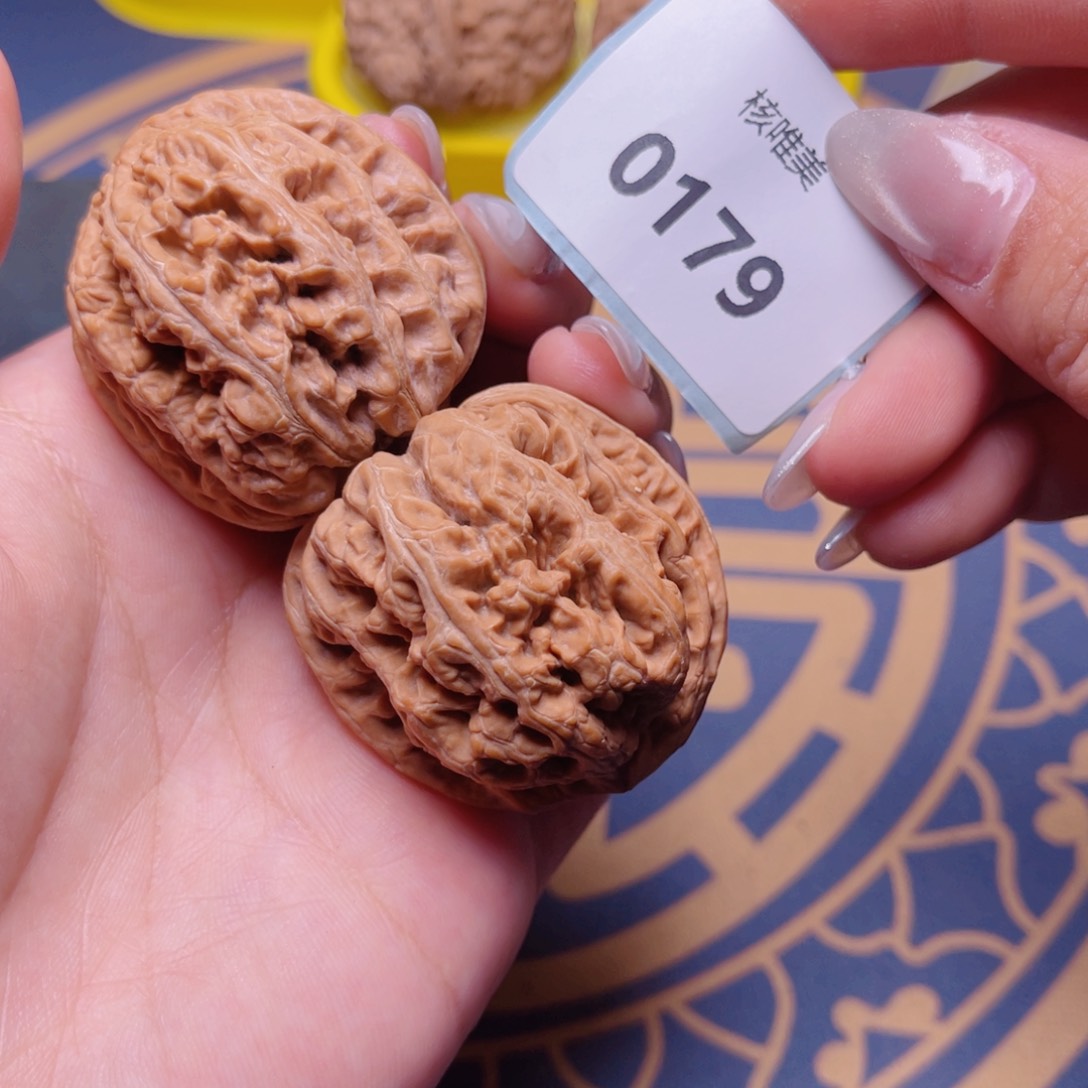 文玩核桃把件粗筋40～0179