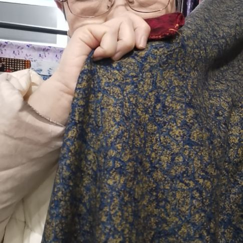 织花奥绒布料兰龟2.3米