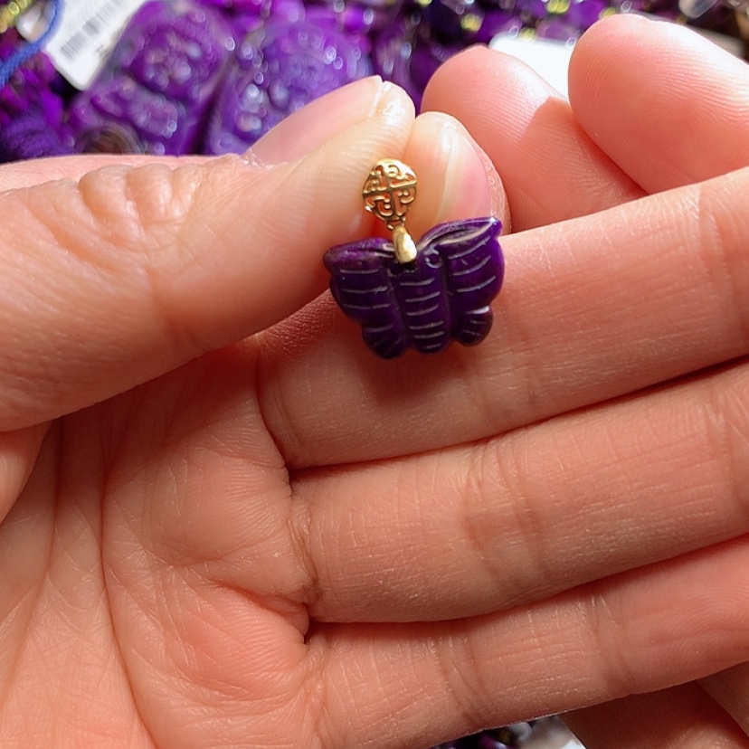 【闪购商品】苏纪石（舒俱来）吊坠18K金镶嵌