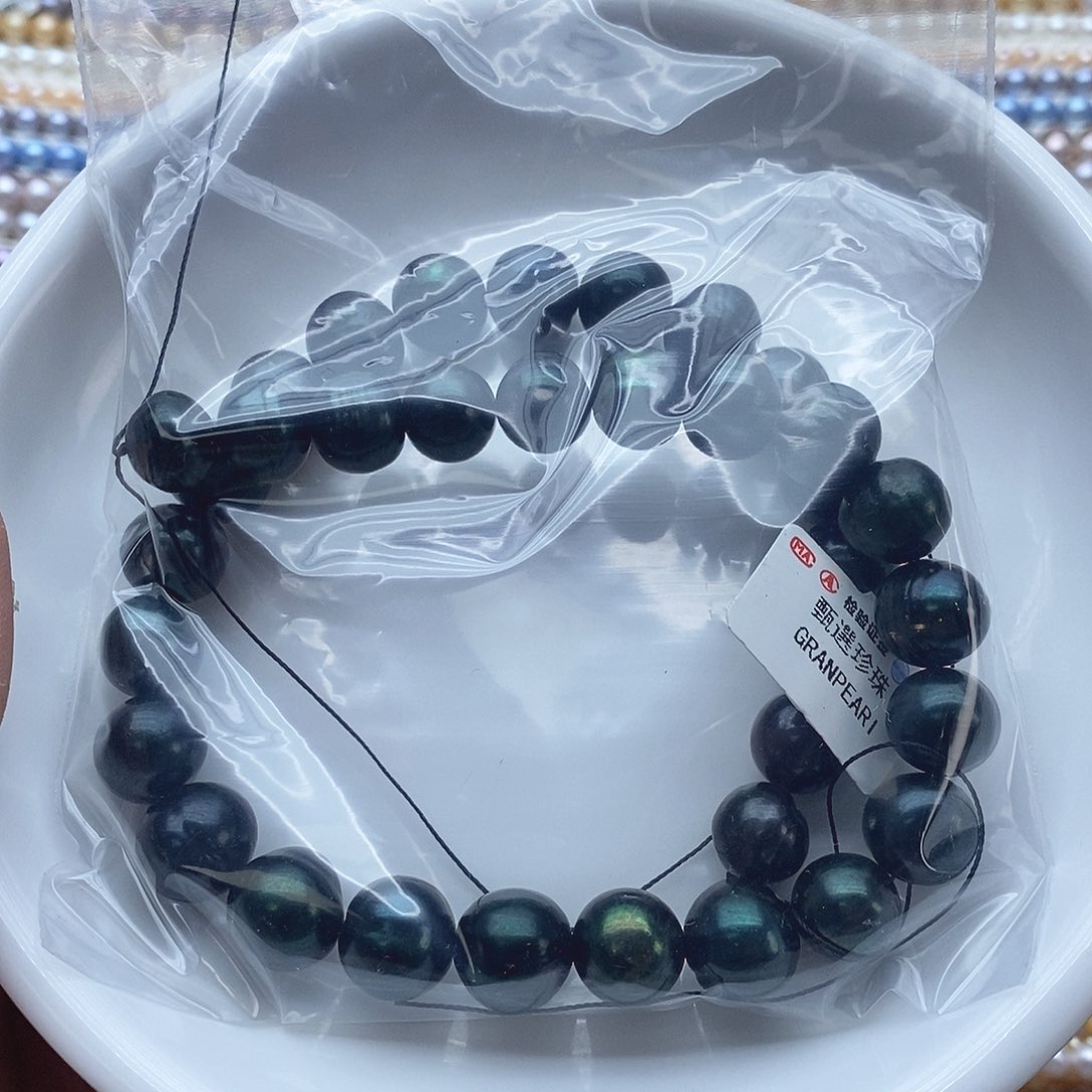 海水珍珠银S925镶嵌颈饰