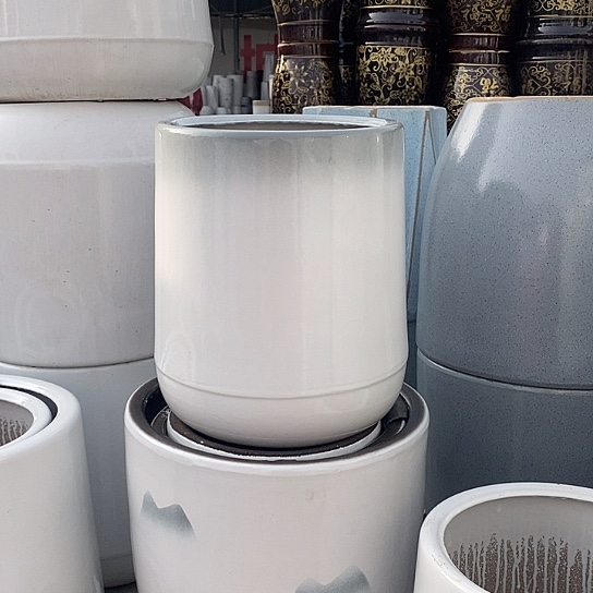 渐变绿水滴大号口28高35福利