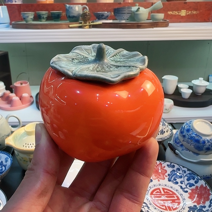 青花瓷器陶瓷茶叶罐 茶具旅行套装