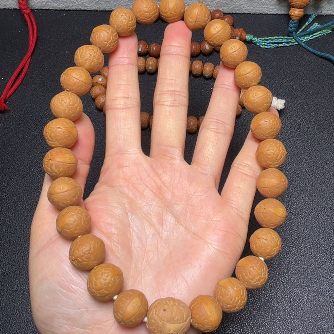 凤眼菩提吊坠14+mm精品27颗手持