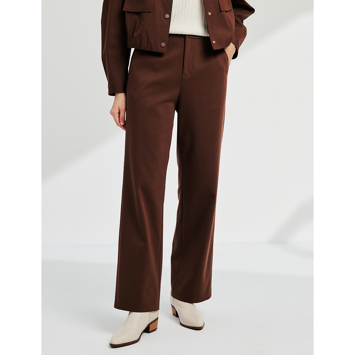 【CC专属】【100棉】简约阔腿裤气质通勤百搭款休闲裤