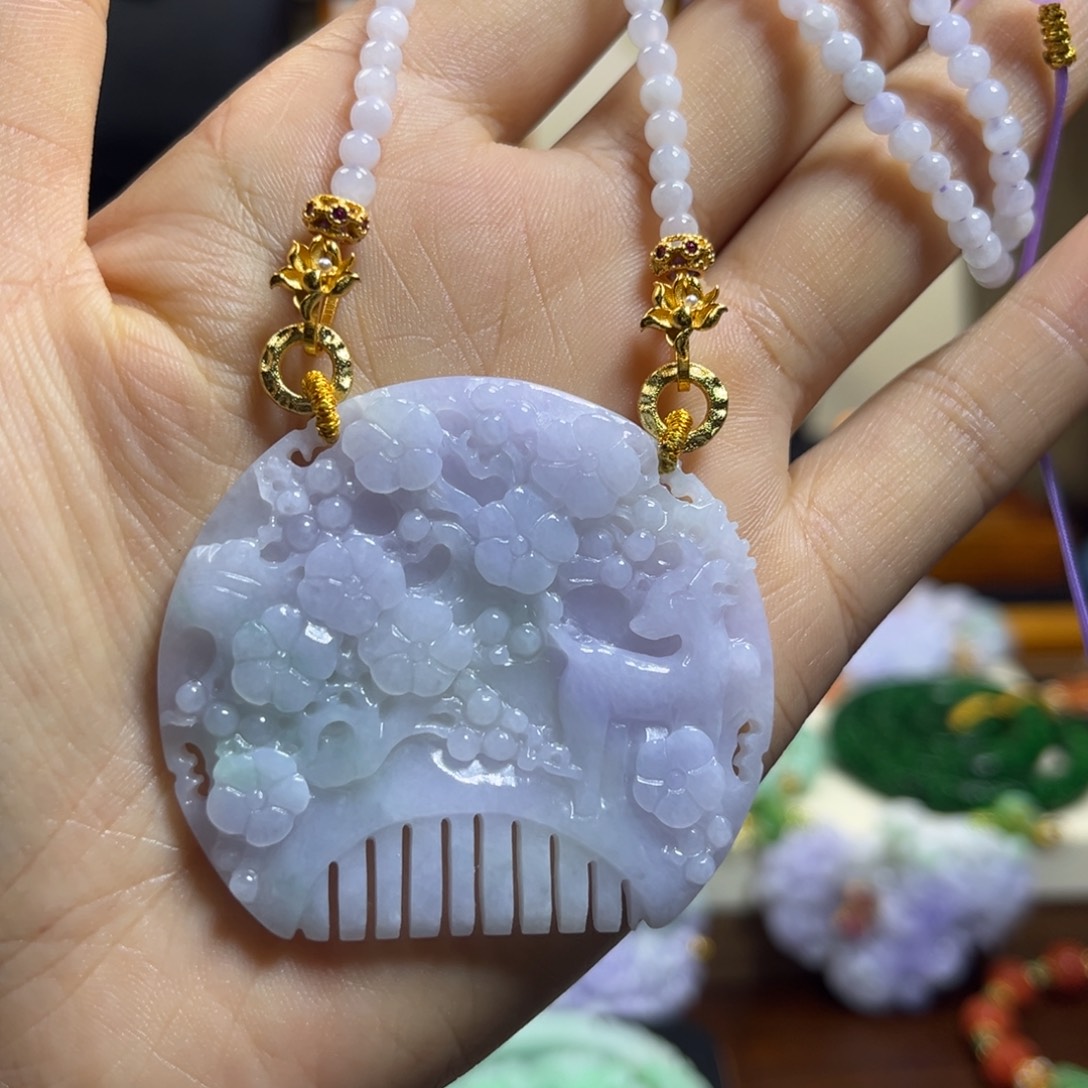 翡翠未镶嵌颈饰天然翡翠