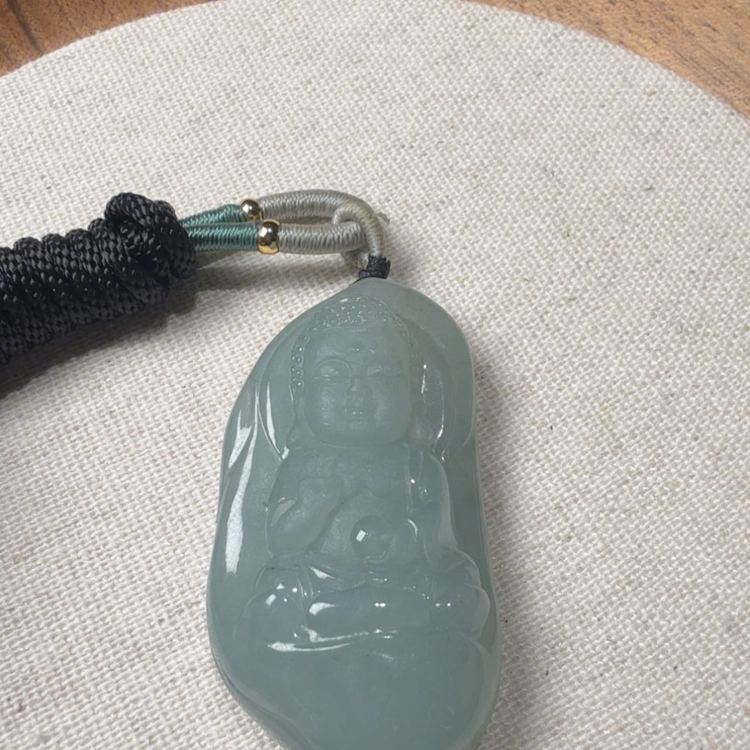 翡翠裸石翡翠福利宝宝佛