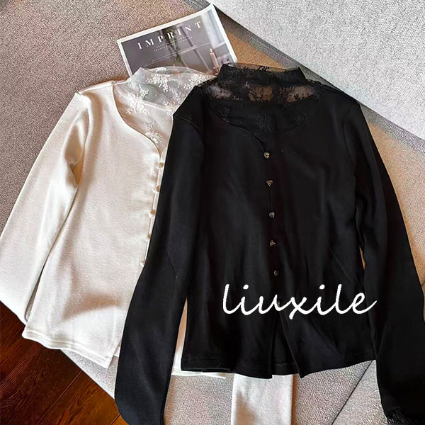 2025秋季法式针织修身型打底衫修身时尚厚款