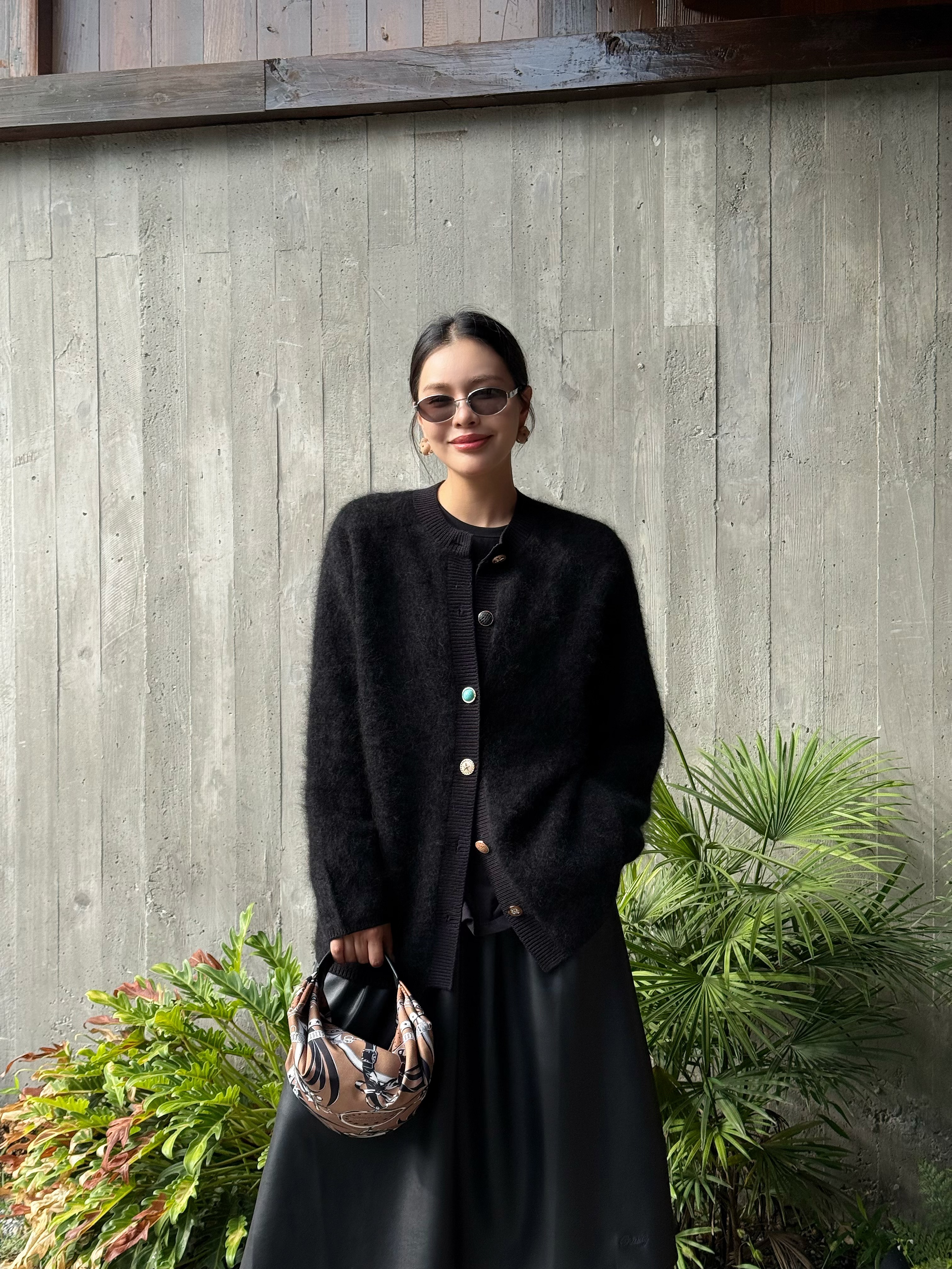 耶耶YEYE|“璀璨星绯”秋冬25新品小众简约毛衣开衫外套