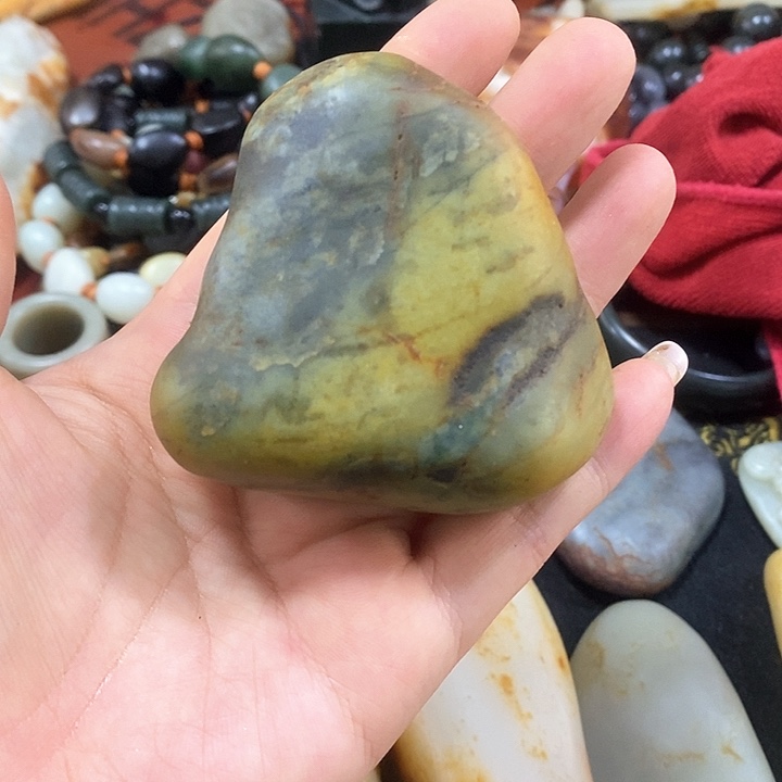 手链未镶嵌和田玉（糖玉）