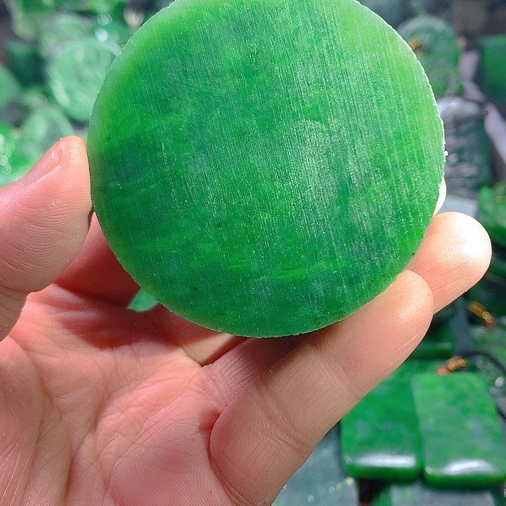 和田玉（碧玉）未镶嵌吊坠(不含链)