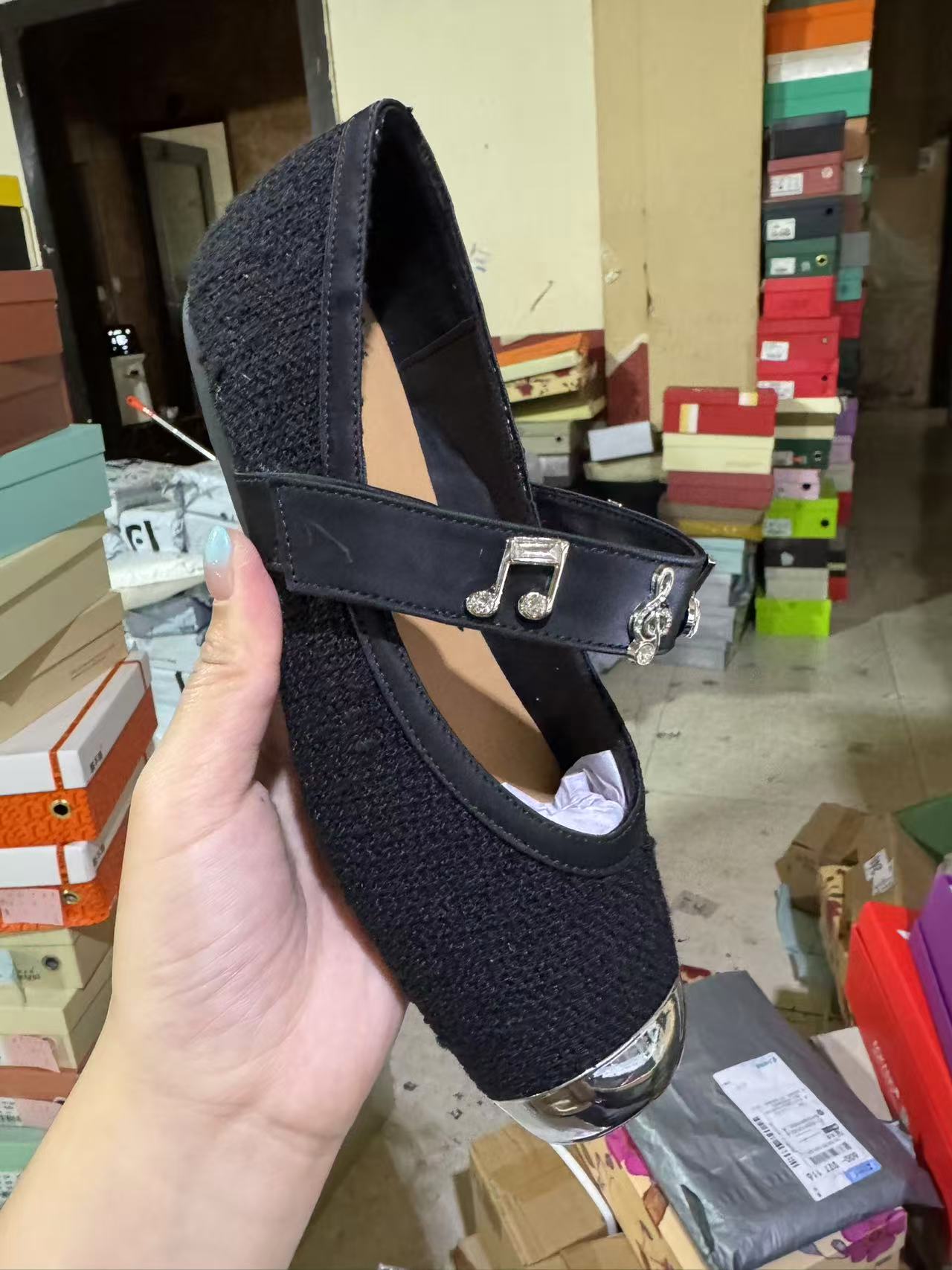 B-413  新款玛丽珍粗跟浅口单鞋玛丽珍5138-07