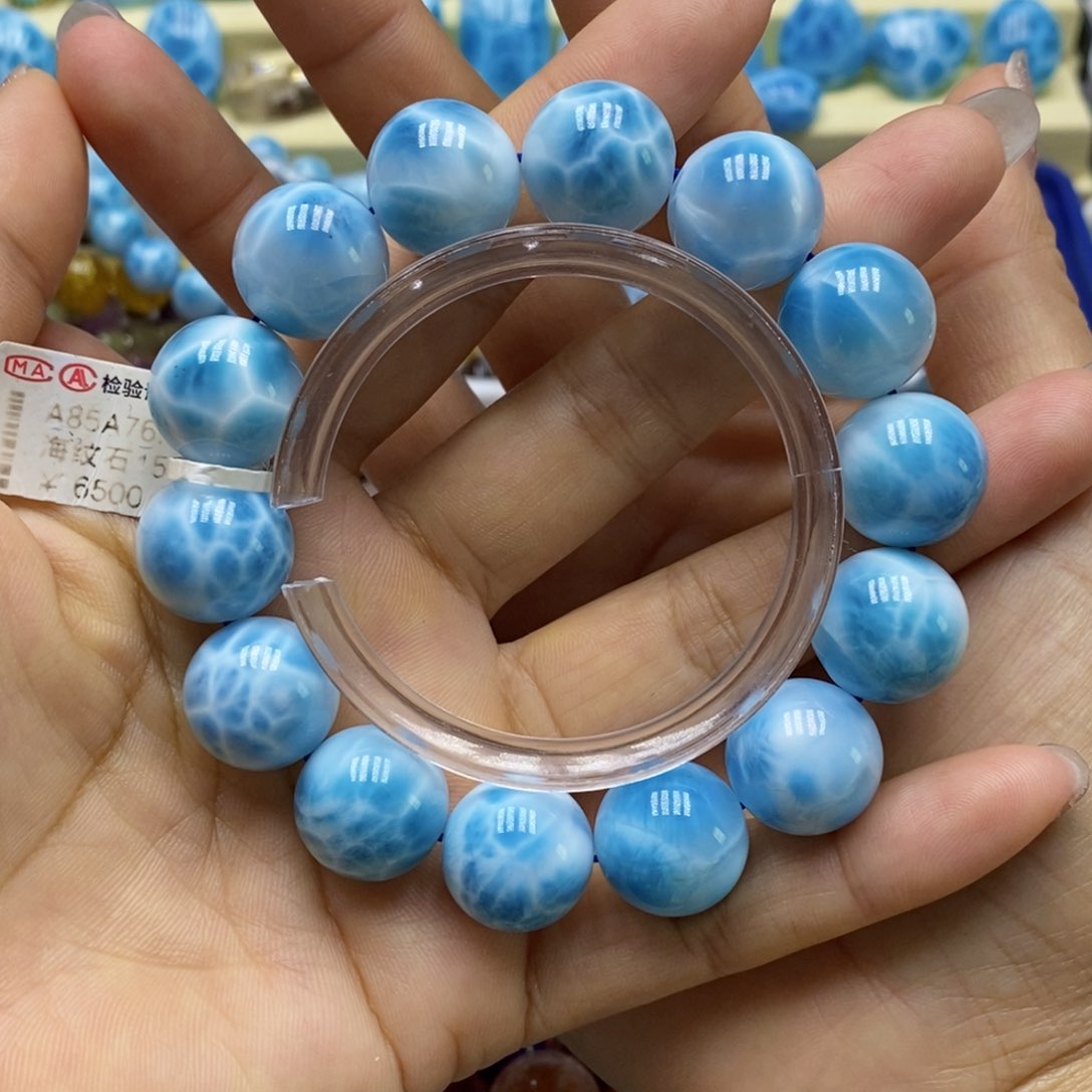 针钠钙石（海纹石）手链未镶嵌