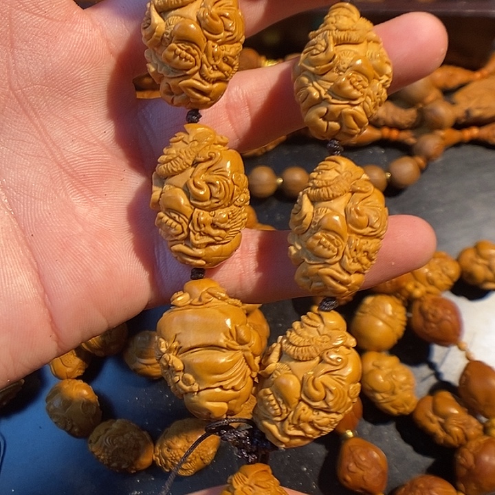 、***°橄榄核手串/手链钟馗