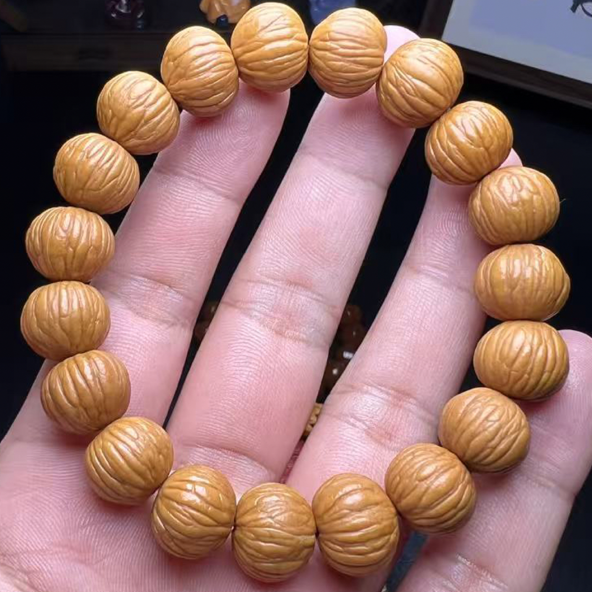 猴头核桃聚宝盆手串1