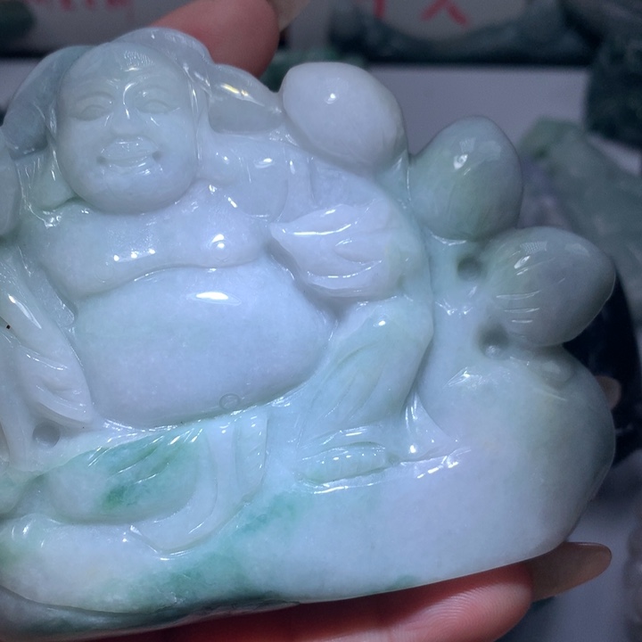 翡翠未镶嵌颈饰保真天然A货翡翠