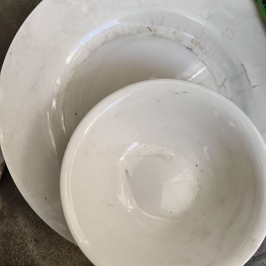 欢***6瓷九个碗+四个十寸盘！