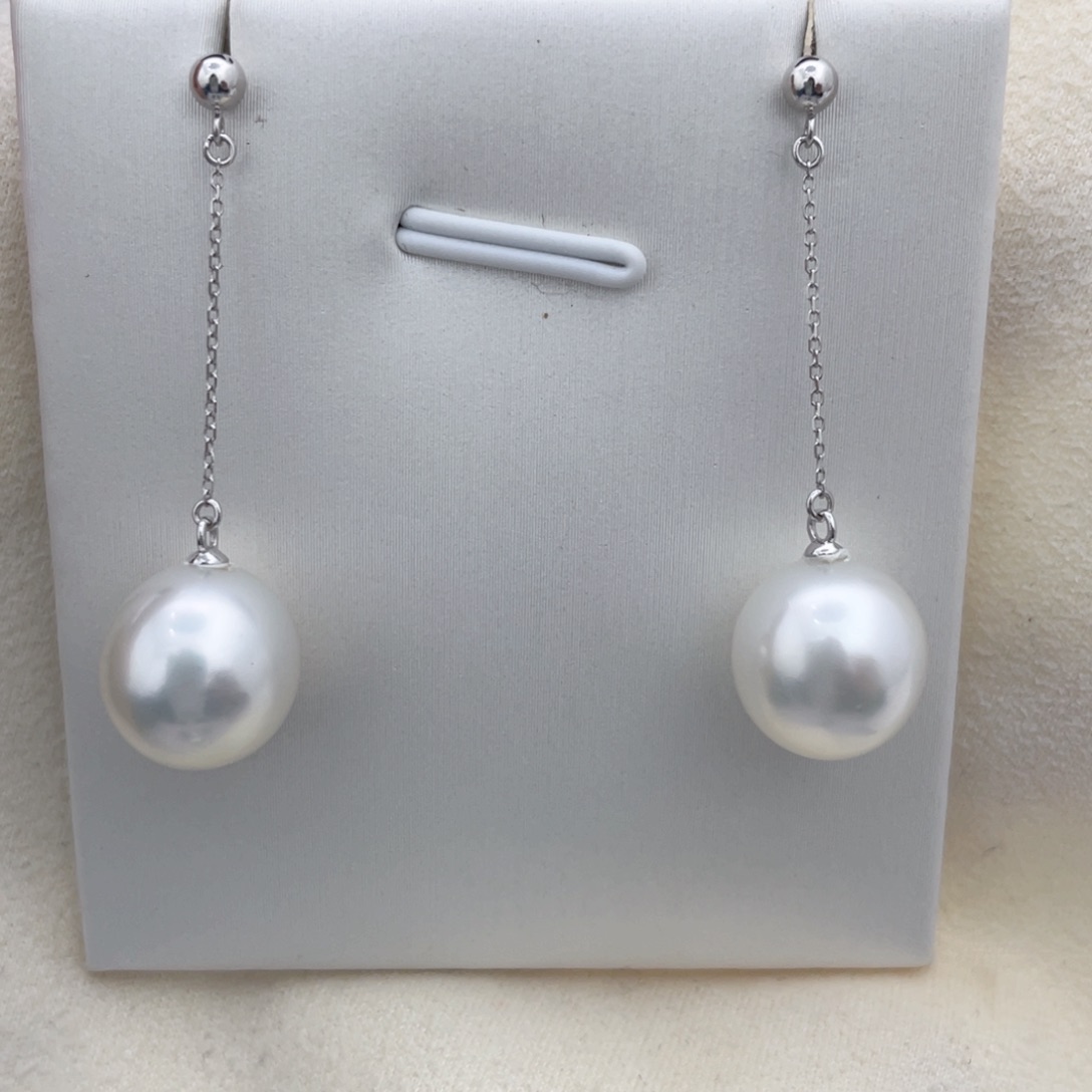 海水珍珠风在吹18K金镶嵌