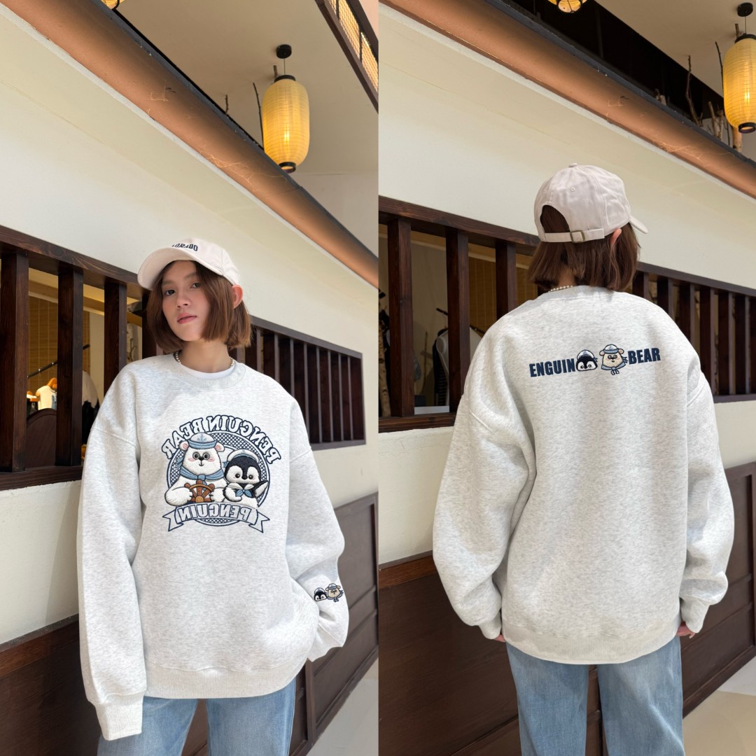 【51-99】男女同款情侣卫衣印花圆领百搭