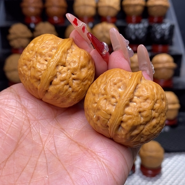 文玩核桃把件聚宝盆34号