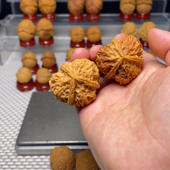 文玩核桃把件1三棱