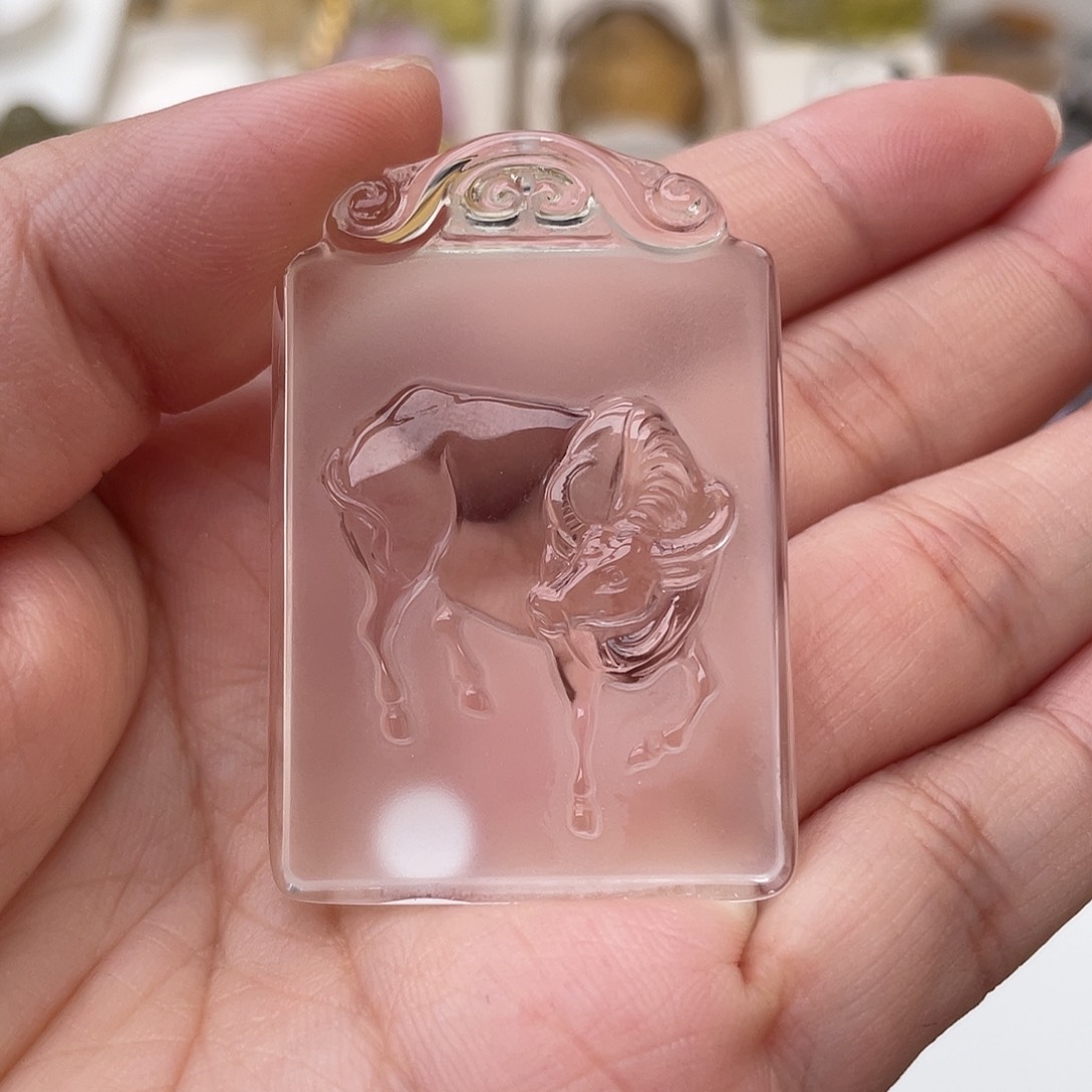 水晶颈饰未镶嵌牧***年定制