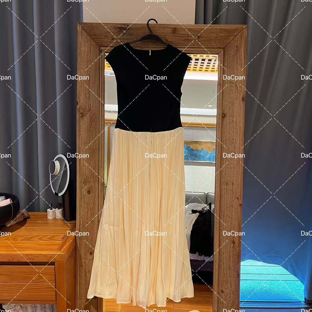DACPAN-“双生日记”气质仙女拼接无袖连衣裙  2025/盼·PP 1055