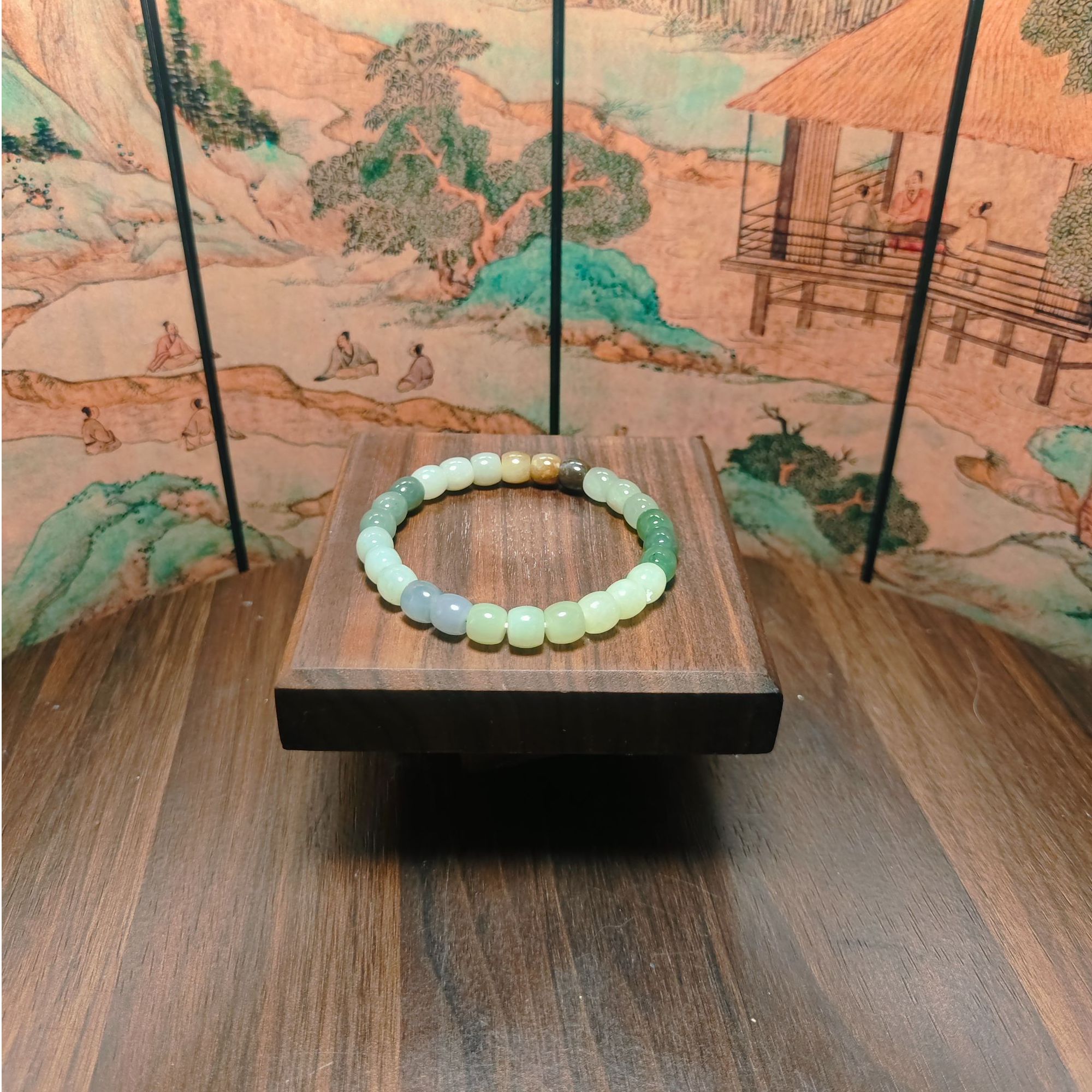 N和田多宝桶珠手串（卡8）1959