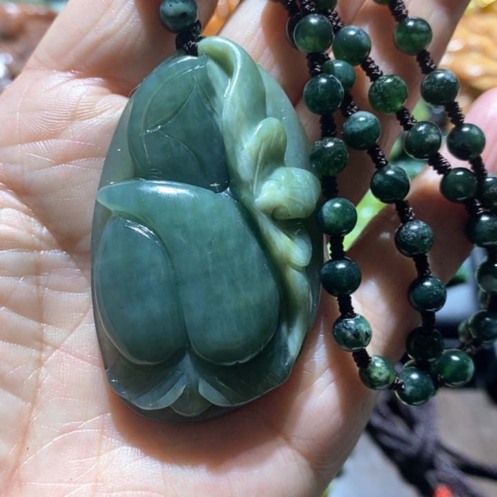 岫玉毛衣链未镶嵌