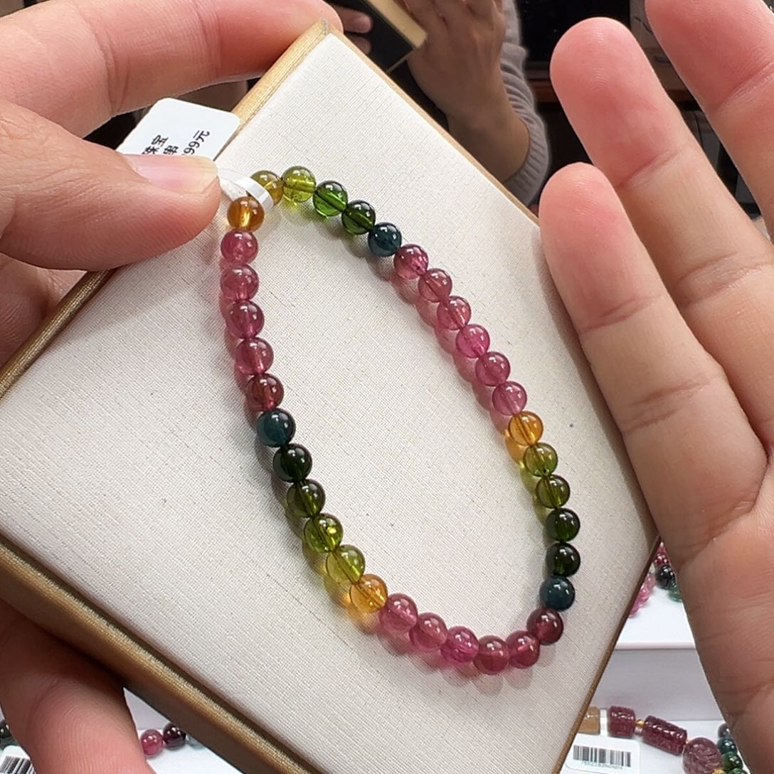 手串碧玺未镶嵌5.3mmmmmmmmm