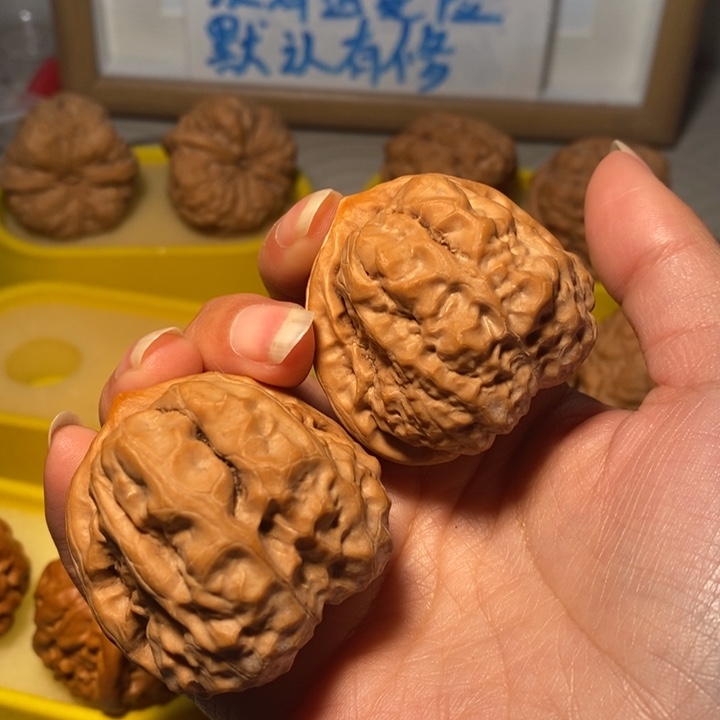 把件文玩核桃蛙蛙42。。。。。三角