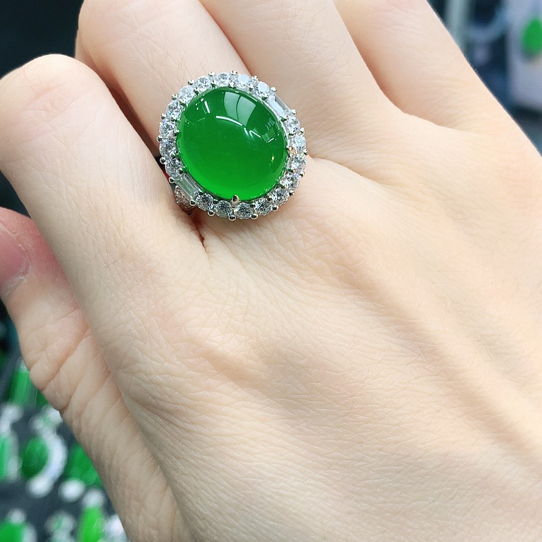 银S925镶嵌戒指玛瑙/玉髓