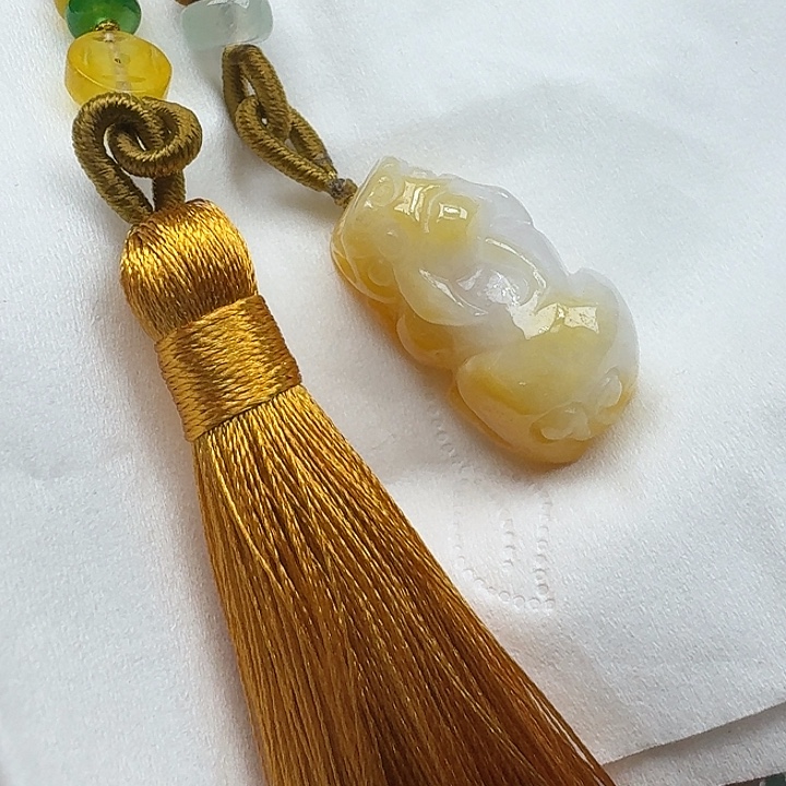 翡翠未镶嵌项链翡翠