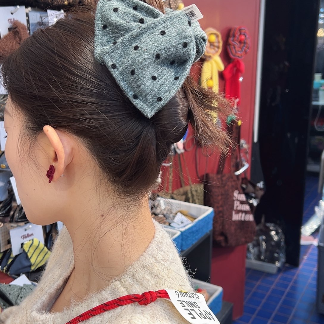 布艺铁合金灰色波点